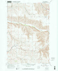 Turner Washington Historical topographic map, 1:24000 scale, 7.5 X 7.5 Minute, Year 1967