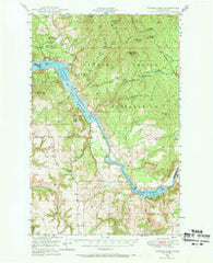 Turtle Lake Washington Historical topographic map, 1:62500 scale, 15 X 15 Minute, Year 1948