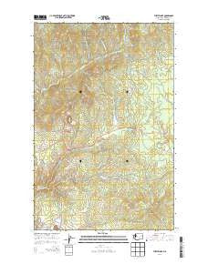 Turtle Lake Washington Current topographic map, 1:24000 scale, 7.5 X 7.5 Minute, Year 2014