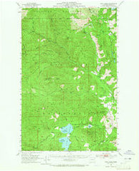 Twin Lakes Washington Historical topographic map, 1:62500 scale, 15 X 15 Minute, Year 1952