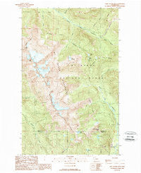 Twin Sisters Mtn. Washington Historical topographic map, 1:24000 scale, 7.5 X 7.5 Minute, Year 1989