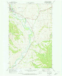 Twisp East Washington Historical topographic map, 1:24000 scale, 7.5 X 7.5 Minute, Year 1969