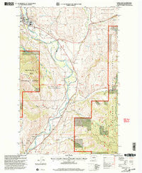 Twisp East Washington Historical topographic map, 1:24000 scale, 7.5 X 7.5 Minute, Year 2001