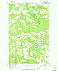 Twisp West Washington Historical topographic map, 1:24000 scale, 7.5 X 7.5 Minute, Year 1969