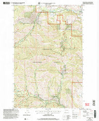 Twisp West Washington Historical topographic map, 1:24000 scale, 7.5 X 7.5 Minute, Year 2002