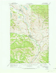 Twisp Washington Historical topographic map, 1:62500 scale, 15 X 15 Minute, Year 1969