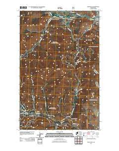 Twisp West Washington Historical topographic map, 1:24000 scale, 7.5 X 7.5 Minute, Year 2011
