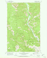 Tyee Mtn. Washington Historical topographic map, 1:24000 scale, 7.5 X 7.5 Minute, Year 1968