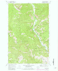 Tyee Mtn. Washington Historical topographic map, 1:24000 scale, 7.5 X 7.5 Minute, Year 1968