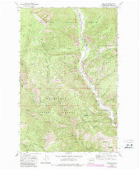 Tyee Mtn. Washington Historical topographic map, 1:24000 scale, 7.5 X 7.5 Minute, Year 1968