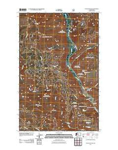Tyee Mountain Washington Historical topographic map, 1:24000 scale, 7.5 X 7.5 Minute, Year 2011
