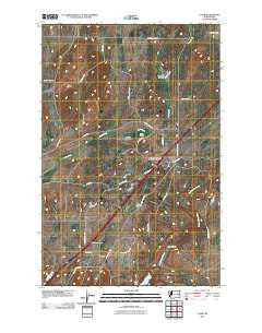 Tyler Washington Historical topographic map, 1:24000 scale, 7.5 X 7.5 Minute, Year 2011