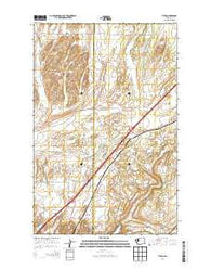 Tyler Washington Current topographic map, 1:24000 scale, 7.5 X 7.5 Minute, Year 2014