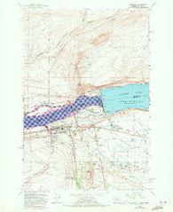 Umatilla Oregon Historical topographic map, 1:24000 scale, 7.5 X 7.5 Minute, Year 1962