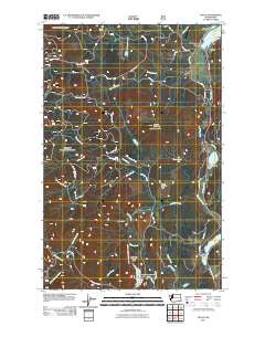 Uncas Washington Historical topographic map, 1:24000 scale, 7.5 X 7.5 Minute, Year 2011