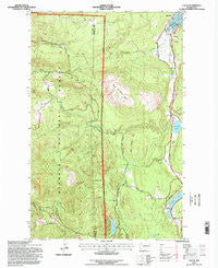Uncas Washington Historical topographic map, 1:24000 scale, 7.5 X 7.5 Minute, Year 1995