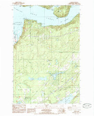 Union Washington Historical topographic map, 1:24000 scale, 7.5 X 7.5 Minute, Year 1985