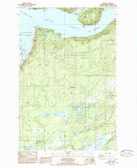 Union Washington Historical topographic map, 1:24000 scale, 7.5 X 7.5 Minute, Year 1985