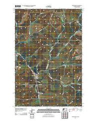 Uniontown Washington Historical topographic map, 1:24000 scale, 7.5 X 7.5 Minute, Year 2011