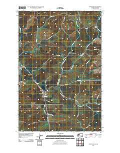 Uniontown Washington Historical topographic map, 1:24000 scale, 7.5 X 7.5 Minute, Year 2011