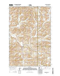 Uniontown Washington Current topographic map, 1:24000 scale, 7.5 X 7.5 Minute, Year 2013