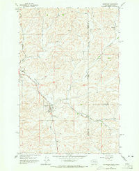 Uniontown Washington Historical topographic map, 1:24000 scale, 7.5 X 7.5 Minute, Year 1964