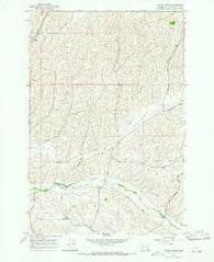 Valley Grove Washington Historical topographic map, 1:24000 scale, 7.5 X 7.5 Minute, Year 1966