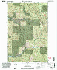 Van Creek Washington Historical topographic map, 1:24000 scale, 7.5 X 7.5 Minute, Year 2003