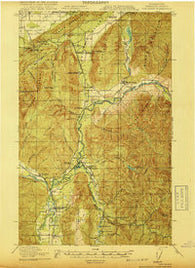 Van Zandt Washington Historical topographic map, 1:62500 scale, 15 X 15 Minute, Year 1919
