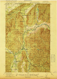 Van Zandt Washington Historical topographic map, 1:62500 scale, 15 X 15 Minute, Year 1919
