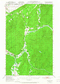 Van Zandt Washington Historical topographic map, 1:62500 scale, 15 X 15 Minute, Year 1951