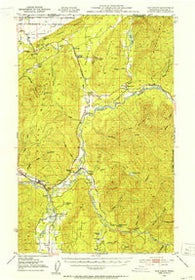 Van Zandt Washington Historical topographic map, 1:62500 scale, 15 X 15 Minute, Year 1951