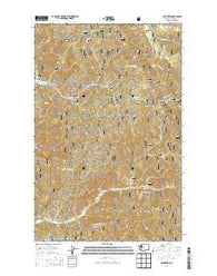 Van Creek Washington Current topographic map, 1:24000 scale, 7.5 X 7.5 Minute, Year 2014
