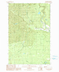 Vance Creek Washington Historical topographic map, 1:24000 scale, 7.5 X 7.5 Minute, Year 1990