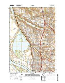 Vancouver Washington Current topographic map, 1:24000 scale, 7.5 X 7.5 Minute, Year 2014