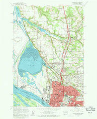 Vancouver Washington Historical topographic map, 1:24000 scale, 7.5 X 7.5 Minute, Year 1961