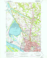 Vancouver Washington Historical topographic map, 1:24000 scale, 7.5 X 7.5 Minute, Year 1961