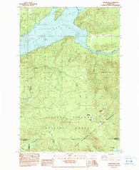 Vanson Peak Washington Historical topographic map, 1:24000 scale, 7.5 X 7.5 Minute, Year 1984