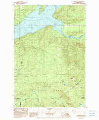 Vanson Peak Washington Historical topographic map, 1:24000 scale, 7.5 X 7.5 Minute, Year 1984