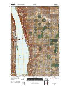 Vantage Washington Historical topographic map, 1:24000 scale, 7.5 X 7.5 Minute, Year 2011