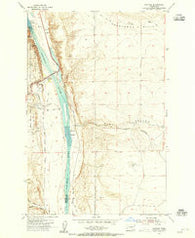 Vantage Washington Historical topographic map, 1:24000 scale, 7.5 X 7.5 Minute, Year 1954