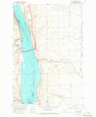 Vantage Washington Historical topographic map, 1:24000 scale, 7.5 X 7.5 Minute, Year 1965