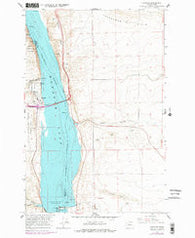 Vantage Washington Historical topographic map, 1:24000 scale, 7.5 X 7.5 Minute, Year 1965
