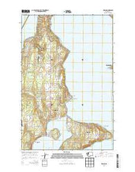 Vashon Washington Current topographic map, 1:24000 scale, 7.5 X 7.5 Minute, Year 2014
