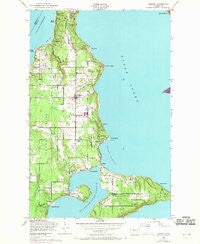 Vashon Washington Historical topographic map, 1:24000 scale, 7.5 X 7.5 Minute, Year 1949