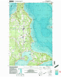 Vashon Washington Historical topographic map, 1:24000 scale, 7.5 X 7.5 Minute, Year 1997
