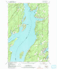 Vaughn Washington Historical topographic map, 1:24000 scale, 7.5 X 7.5 Minute, Year 1953
