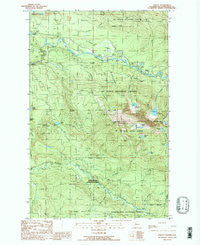 Verlot Washington Historical topographic map, 1:24000 scale, 7.5 X 7.5 Minute, Year 1989