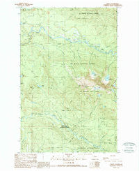 Verlot Washington Historical topographic map, 1:24000 scale, 7.5 X 7.5 Minute, Year 1989