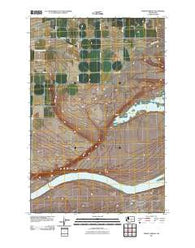 Vernita Bridge Washington Historical topographic map, 1:24000 scale, 7.5 X 7.5 Minute, Year 2011